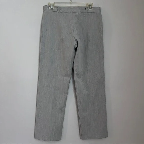 Brax Eliza Gray Dress Pants with Flat-Front Design NWT Size 10 - Picture 3 of 6